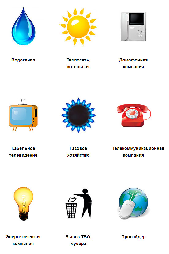 Виды коммунальных предприятий