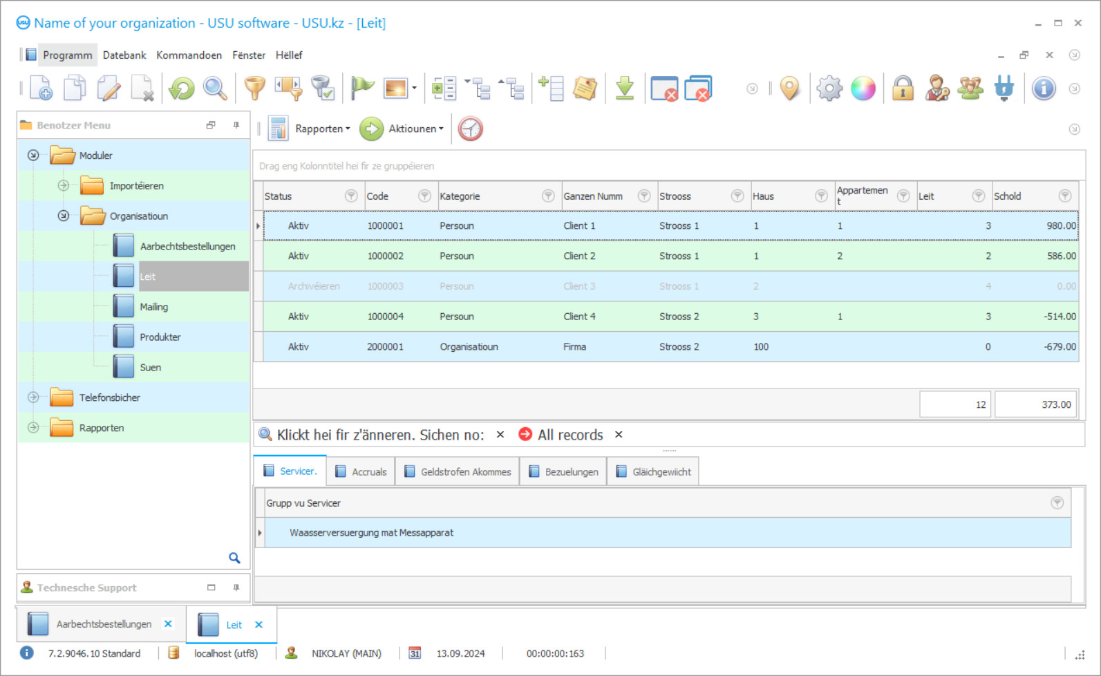 Programm fir Utilities - Programm Screenshot