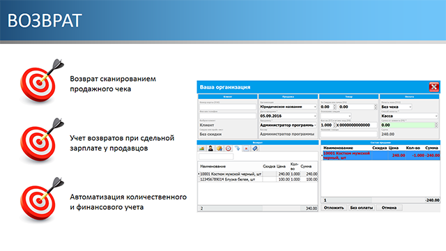 Возврат
