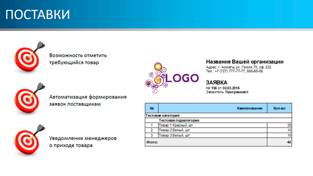 Поставки