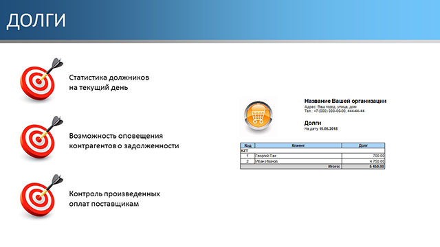Долги
