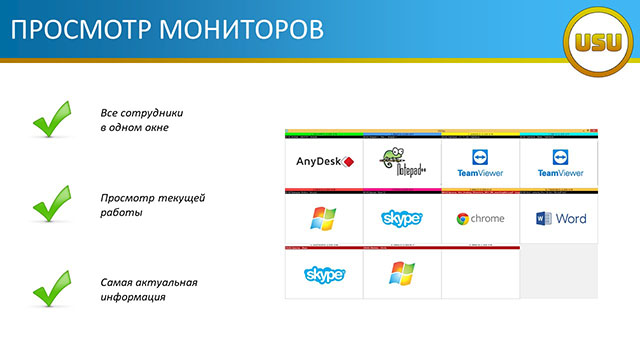 Просмотр мониторов на удаленке