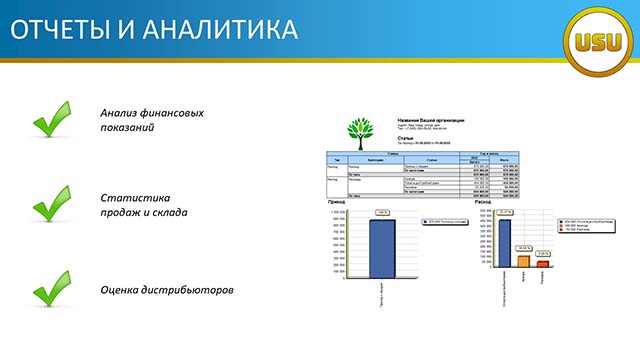 Отчеты и аналитика
