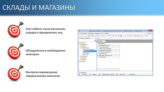Склады и магазины