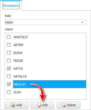 Change password for any user