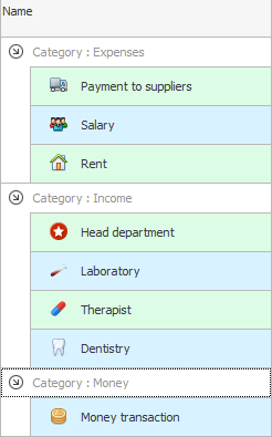 Cash flow items