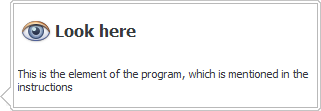 Pointer to program element