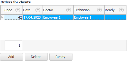 Added work order