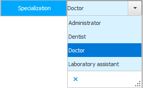 Drop-down list