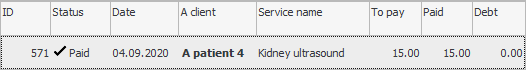 Found visit by unique code