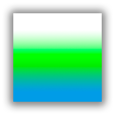 Градијент користећи три боје