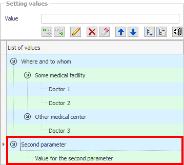 Templates for filling two parameters