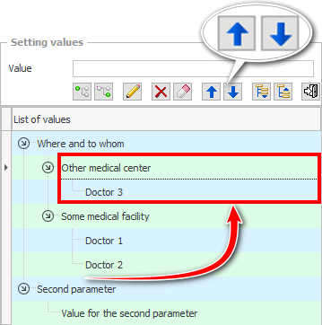 Groups and individual items of templates can be swapped