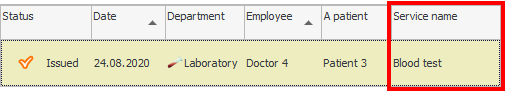 Examen de laboratorio o ultrasonido