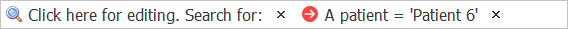 Criteria for displaying the entire electronic medical record for a specific patient