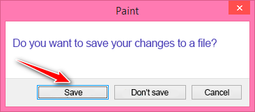 Save modified image