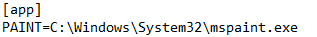Пут до Мицрософт Паинт-а