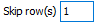 Number of lines to skip
