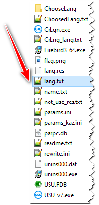 language file