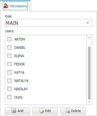 Lista de inicios de sesión