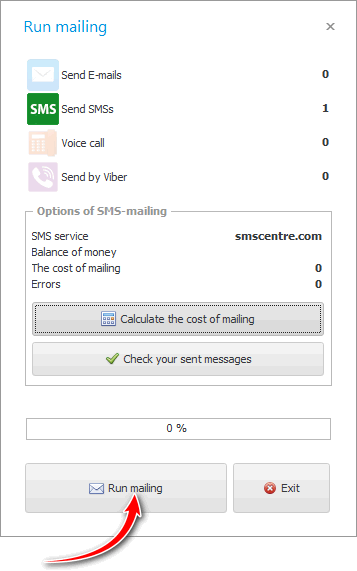 Execute mailing