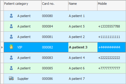 Display information about an object in the database
