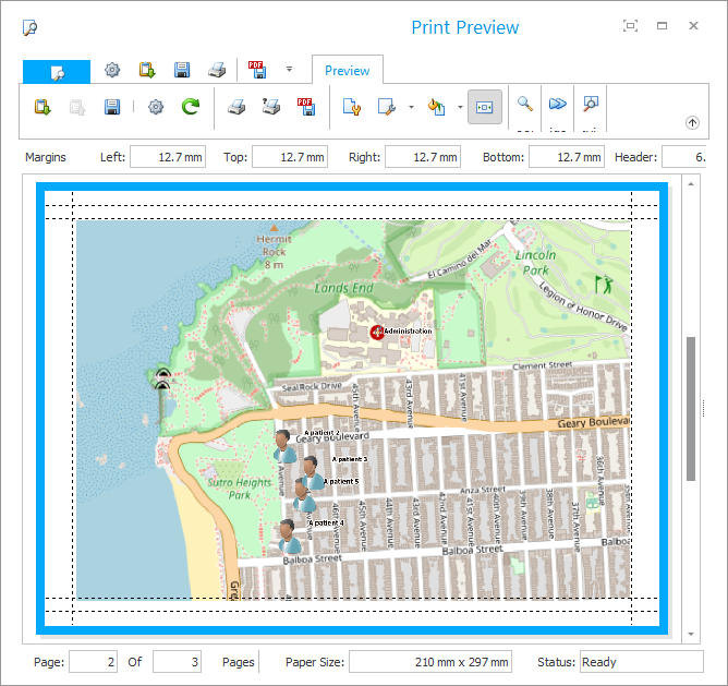 Map printing