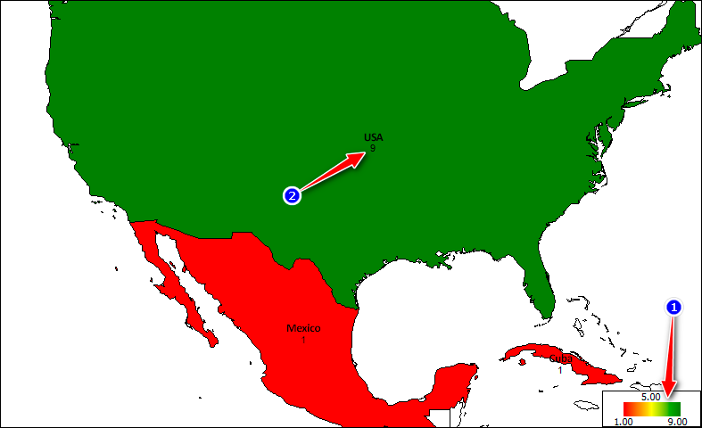 Analysis of the number of clients by country