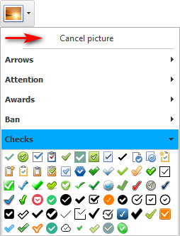 cancel picture