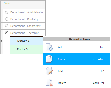 Copying a specific line