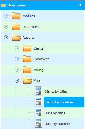 Clients by country
