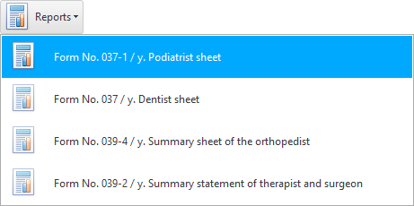 Vyplňte formulár 037-1/r. Karta zubného lekára ortopéda (ortodontistu)