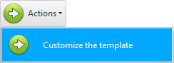 Menu. Template customization