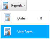 Menu. Visit Form
