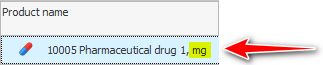Name of one product