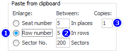 Copy rows