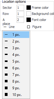 Line thickness