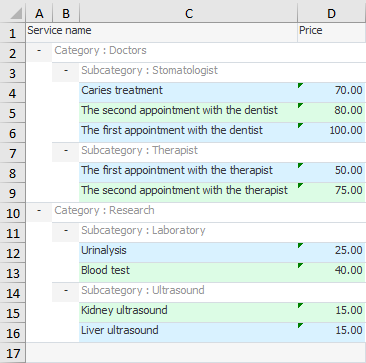 Export to Excel