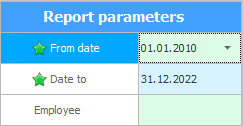 Report Options