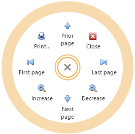 Report context menu