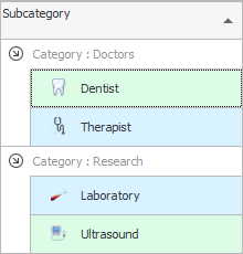 Service categories