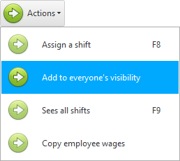Everyone sees this employee