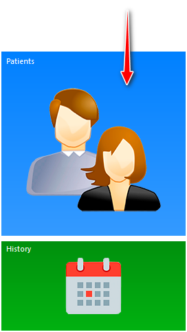 Quick launch buttons. Clients