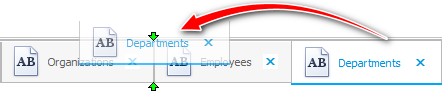 Moving a window tab