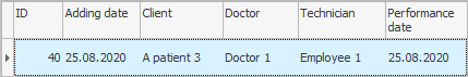 Modulo software per odontotecnici