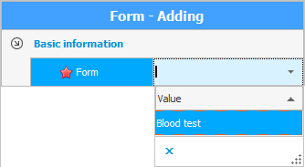 Pilih kembali formulir dokumen