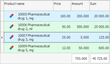 Invoice composition