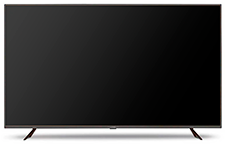 On a large monitor or TV