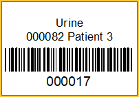 vial label