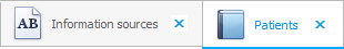 Open window tabs